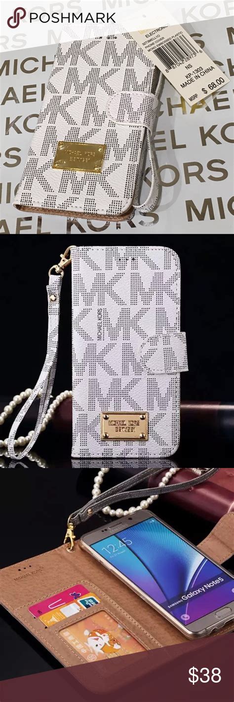 Samsung Galaxy S6 Michael Kors 8 White Screen Phone Case 